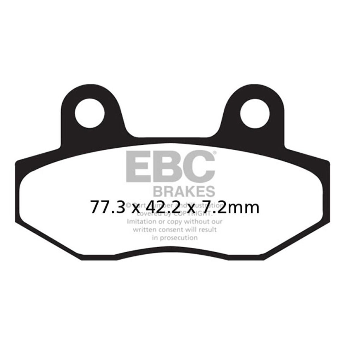 EBC FA086HH HYOSUNG COMET250/ GT650 ÖN ARKA SINTER FREN BALATASI