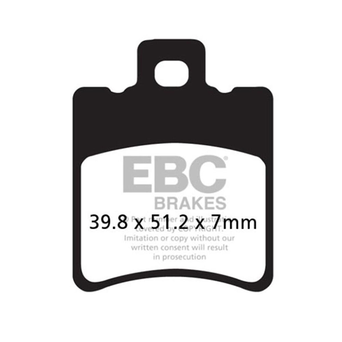 EBC SFA193 APRILIA LEONARDO 125/150 , PIAGGIO ZIP, AEROX100 ÖN FREN BALATASI