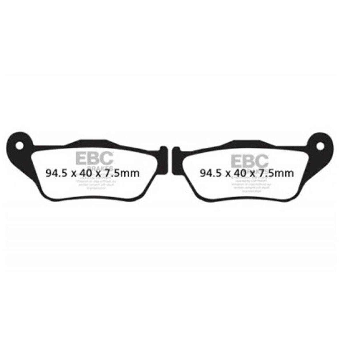 EBC SFA430 SINTERED SCOOTER DISC PAD SET BLACK E327