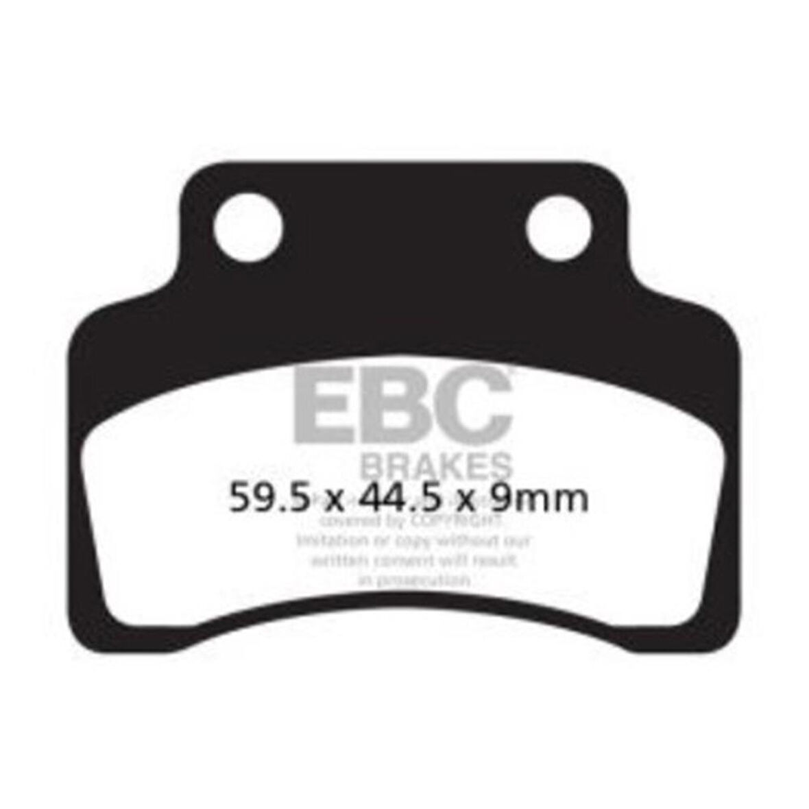EBC SFA235 SCOOTER DISC PADC SET BALCK E327
