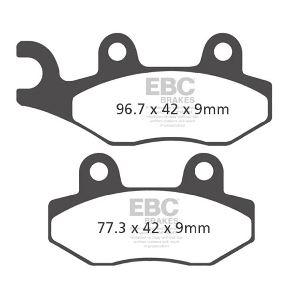 EBC SFA228HH SINTER SCOOTER PERFORMANS FREN BALATASI