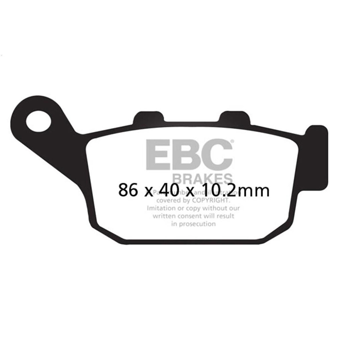 EBC SFA140 HONDA FES125/150 ,CB250 96-01 ARKA FREN BALATASI
