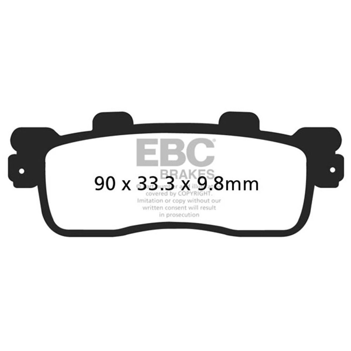 EBC SFA498HH SINTER SCOOTER PERFORMANS BALATASI