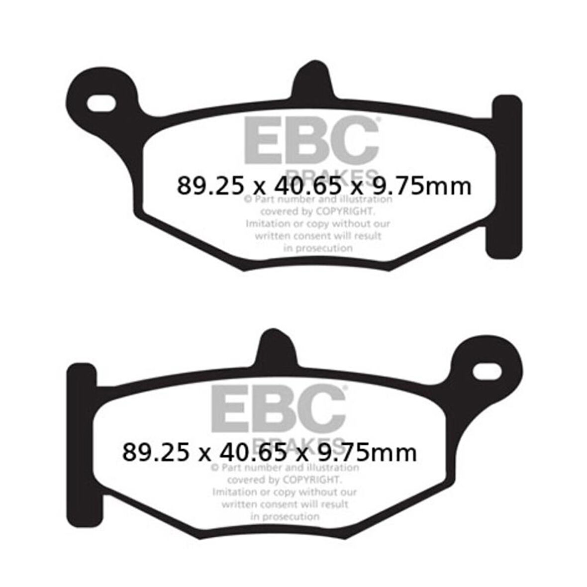 EBC FA419V SUZUKI DL 1000,1050 VSTROM YARI SINTER ARKA FREN BALATASI