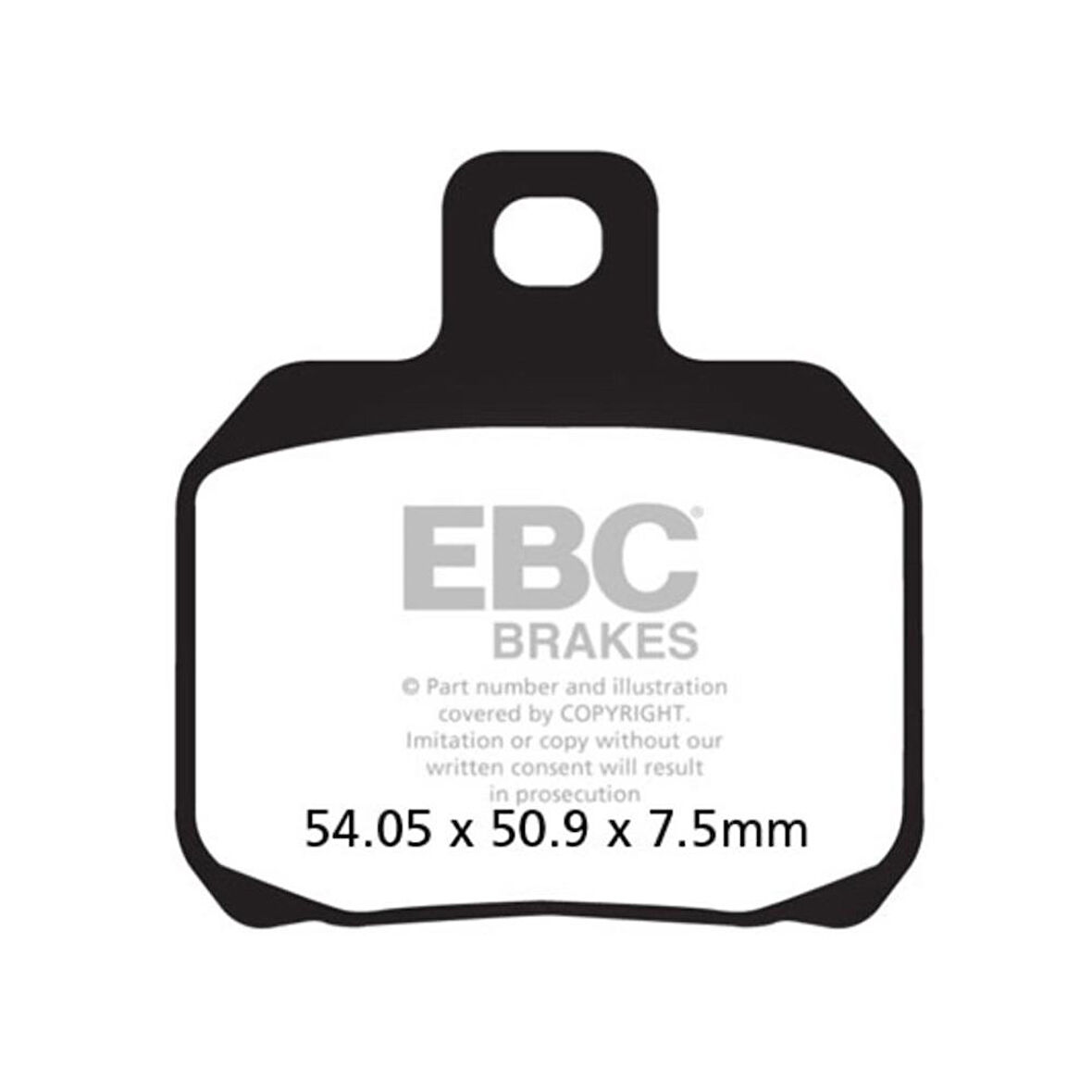 EBC FA266V DUCATI 749,848, MONSTER ARKA FREN BALATASI