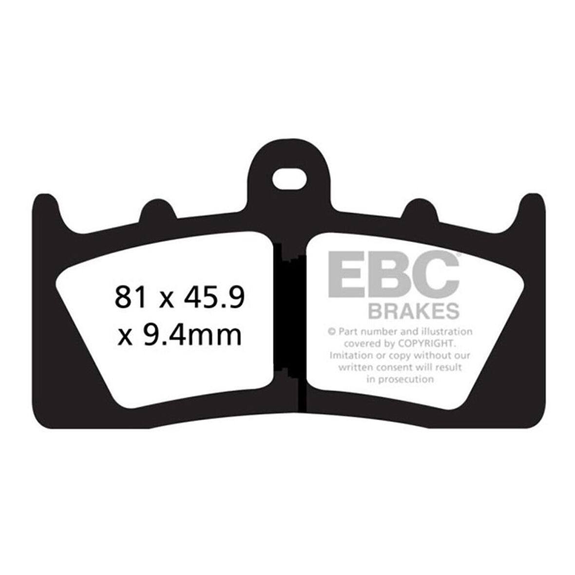 EBC FA613HH BMW K1600 GT/GTL SINTER ÖN FREN BALATASI