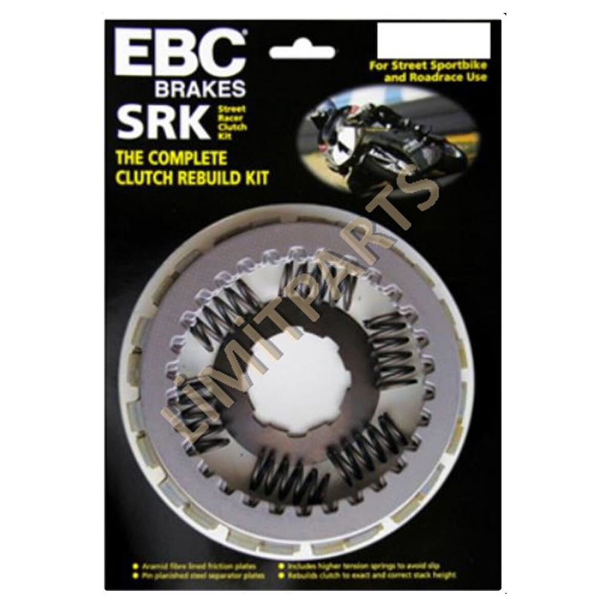 EBC SRK077 YAMAHA YZF-R1 04-06 , FZ1 06-15 KOMPLE KEVLAR DEBRİYAJ SETİ