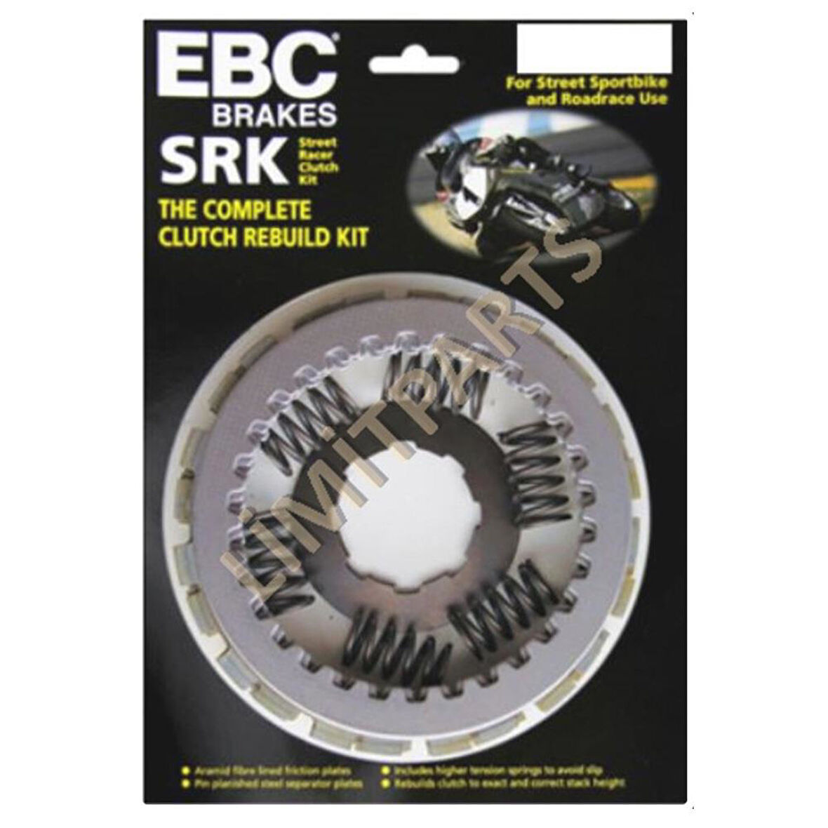 EBC SRK085 SUZUKI GSX-R1000 05-08, GSXS1000 18-20 KOMPLE FİBER DEBRİYAJ SETİ