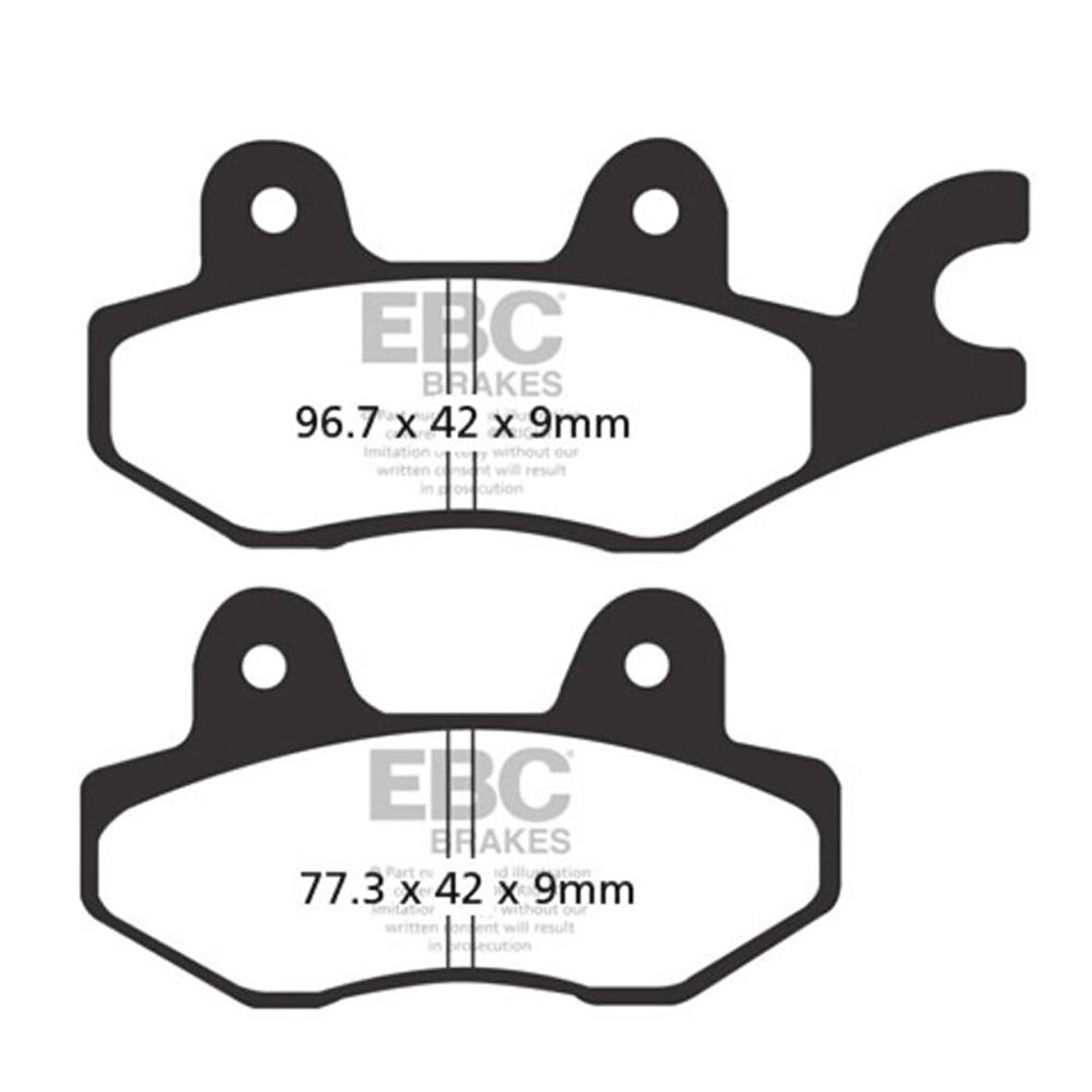 EBC SFAC197 HONDA CBF250 04/07, BAJAJ AVENGER 150/200,KYMCO AGILITY125 FREN BALATAS