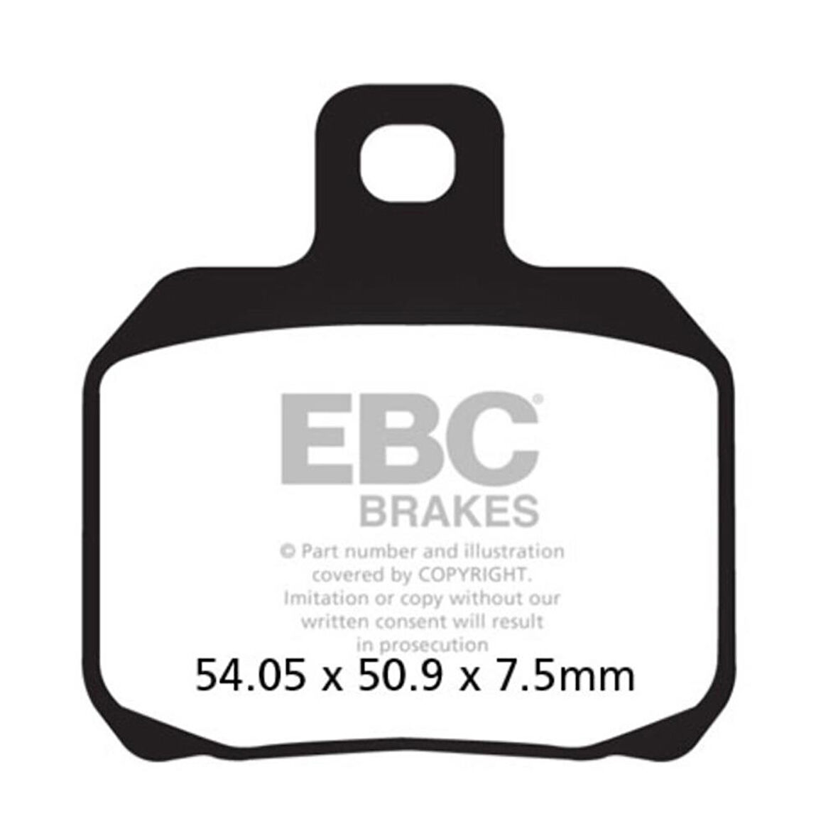 EBC SFAC266 YAMAHA XMAX1250 06-16, PIAGGIO X9 500 03-07 , PEUGEOT DJANGO ARKA CARBO