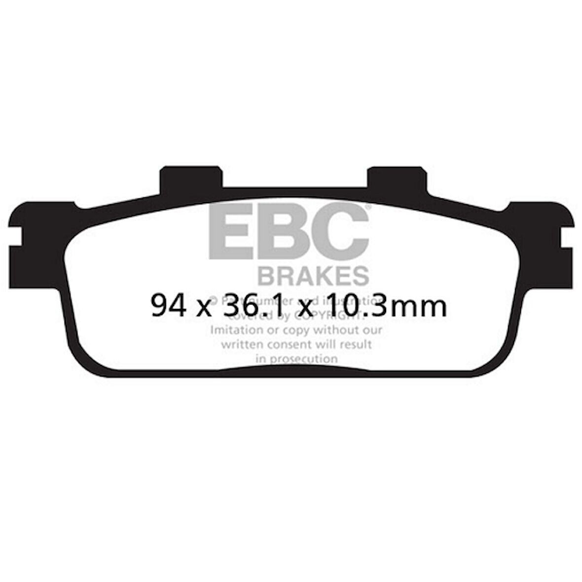 Ebc Fren Balatası SFAC427 X-Max 400 Sym Joymax Gts250İ Evo Daelim S3 HD 200İ Evo S Evo i 286