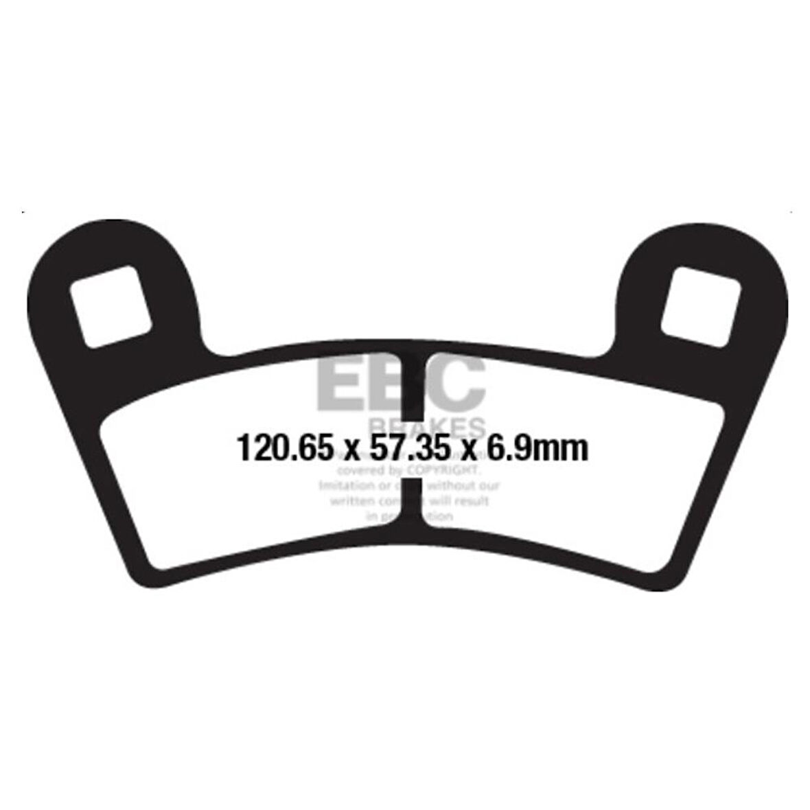 EBC FA657TT POLARIS RZR900/RZR1000 15-19 OFFROAD ÖN FREN BALATASI