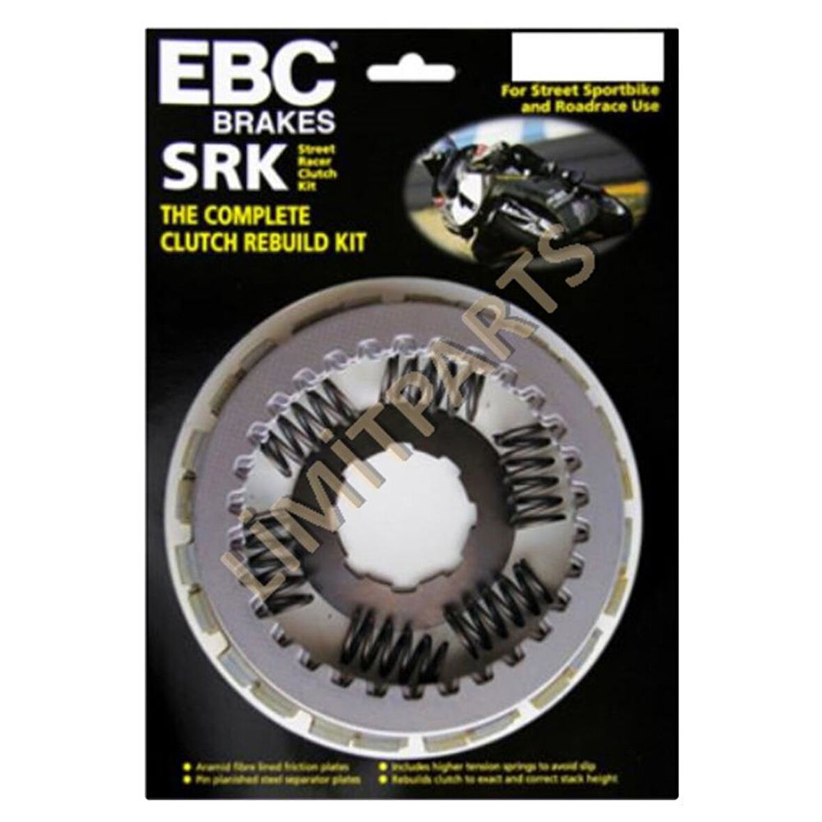 EBC SRK128 YAMAHA YZF-R25 , MT-25 12-20 KOMPLE FİBER DEBRİYAJ SETİ