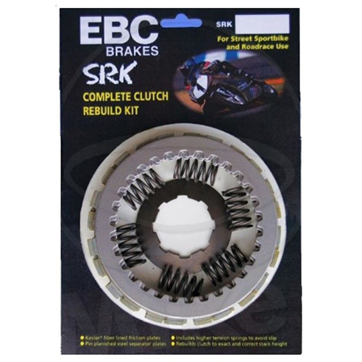 EBC SRK124 YAMAHA MT-09 / TRACER 14-20 KOMPLE FİBER DEBRİYAJ SETİ