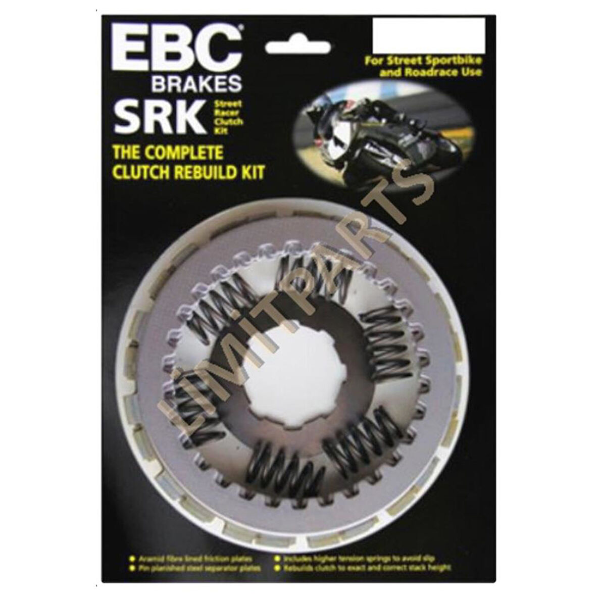 EBC SRK125 YAMAHA MT-07 / XSR700 KOMPLE FİBER DEBRİYAJ SETİ