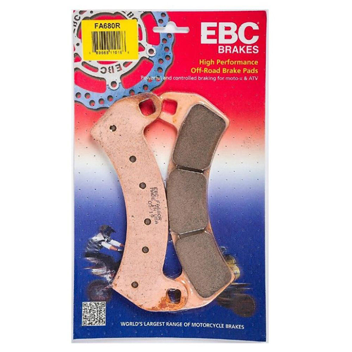 EBC FA680R POLARIS RZR XP/XP4 TURBO 16-20 ÖN FREN BALATASI SINTER OFFROAD