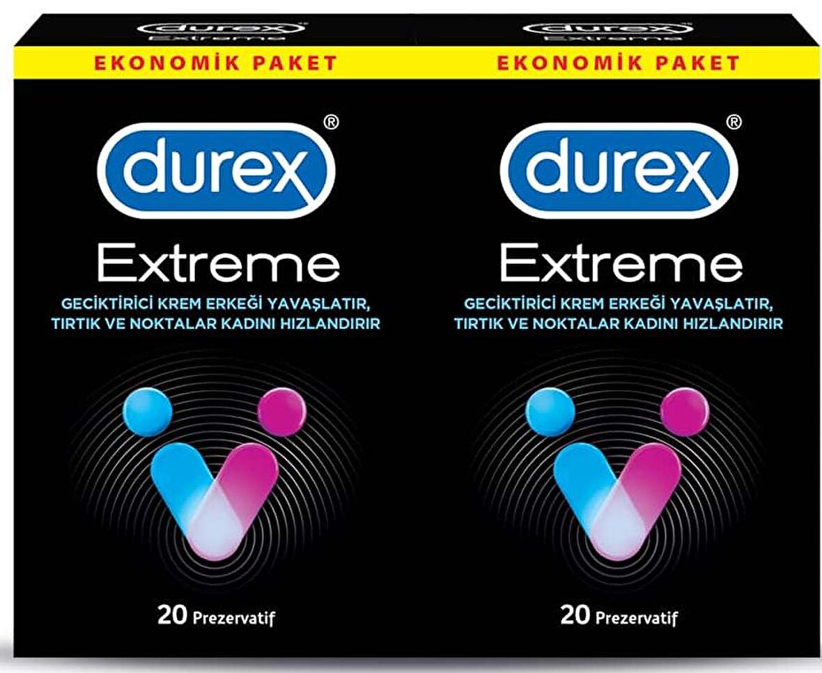 Durex Extreme Geciktiricili Prezervatif 40 li