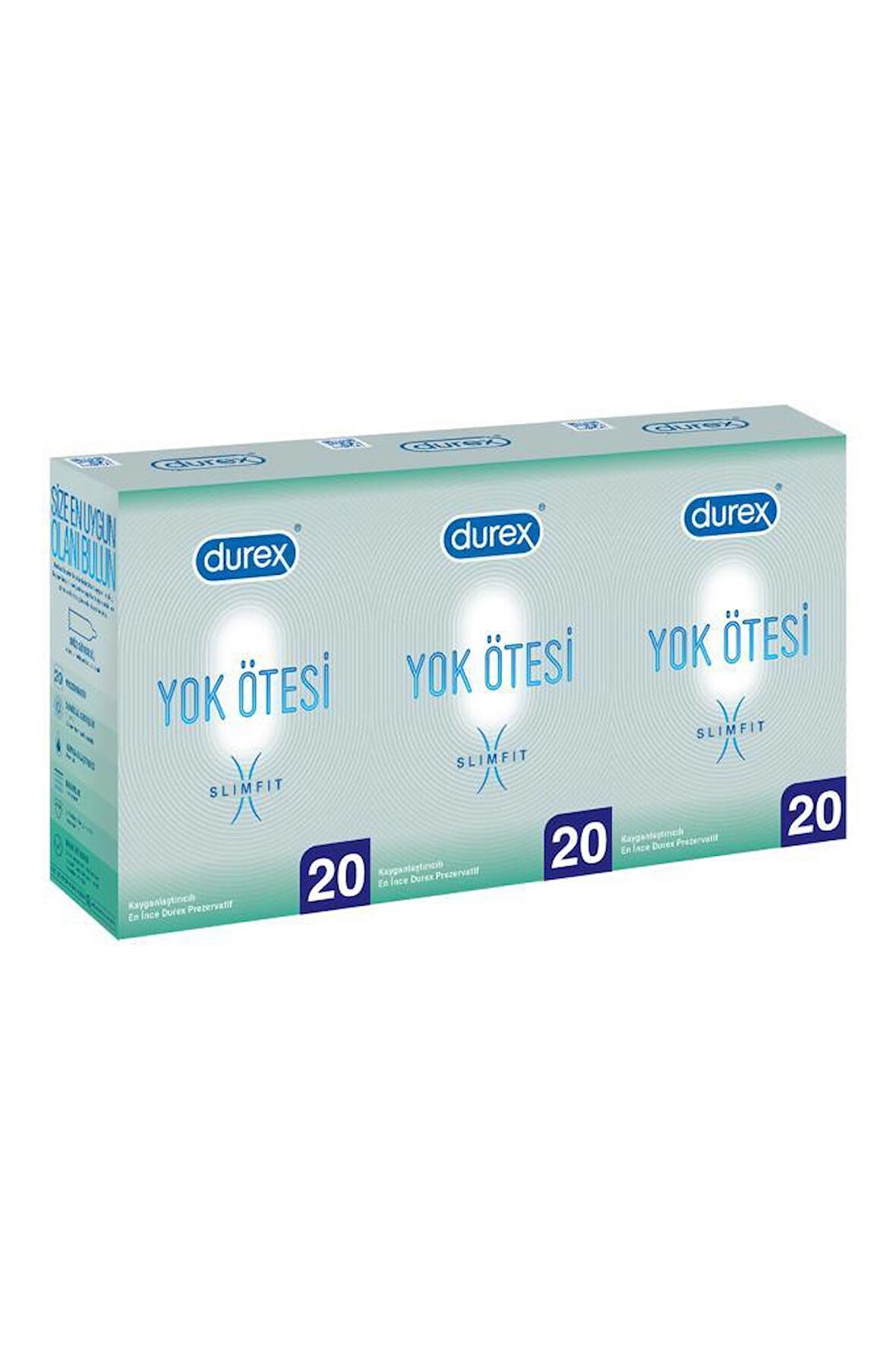 Durex Yok Ötesi Slim Fit 60'lı İnce Prezervatif