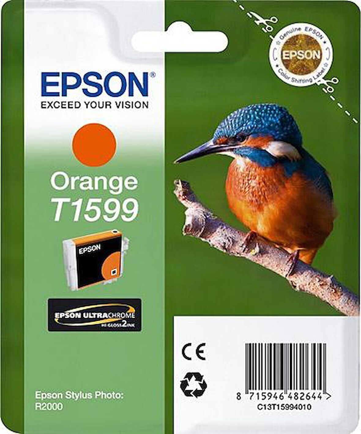 Epson T1599 C13T15994010 Turuncu Kartuş