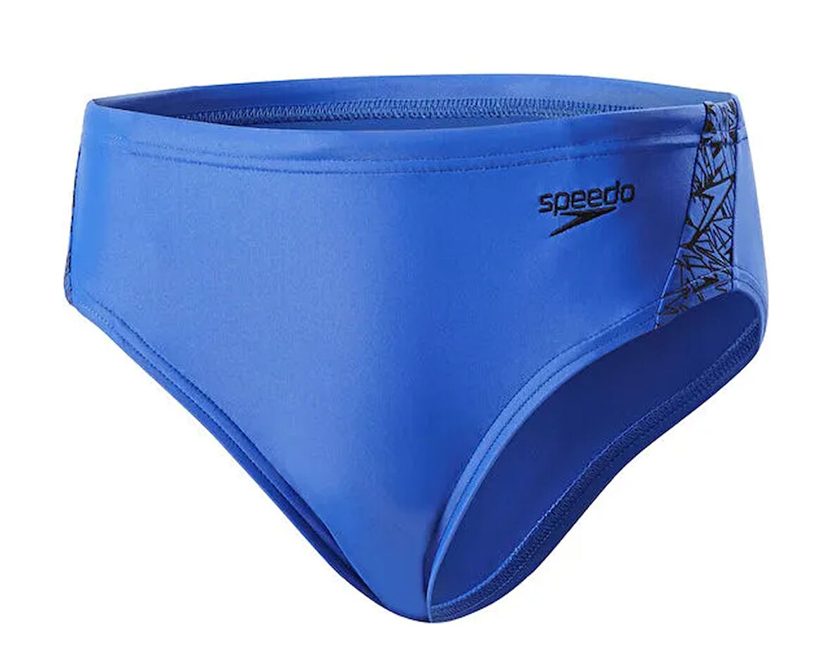 Speedo Mavi Erkek Çocuk Mayosu 8-10847C134 Boom Spl 6.5Cm Brf Jm Blu Blk