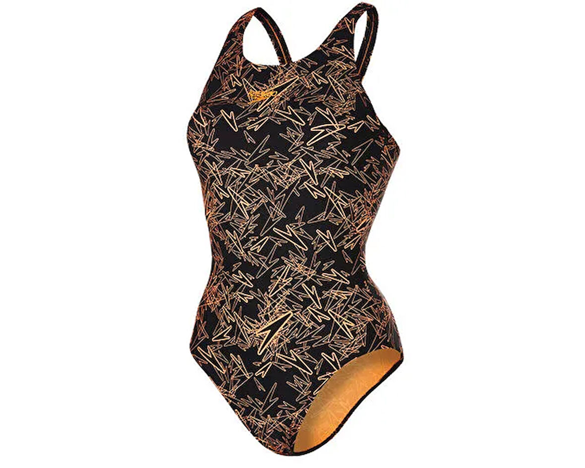 Speedo Kadın Yüzücü Mayosu Siyah Boom Alov Msbk Af Blk Oran 8-10818C138