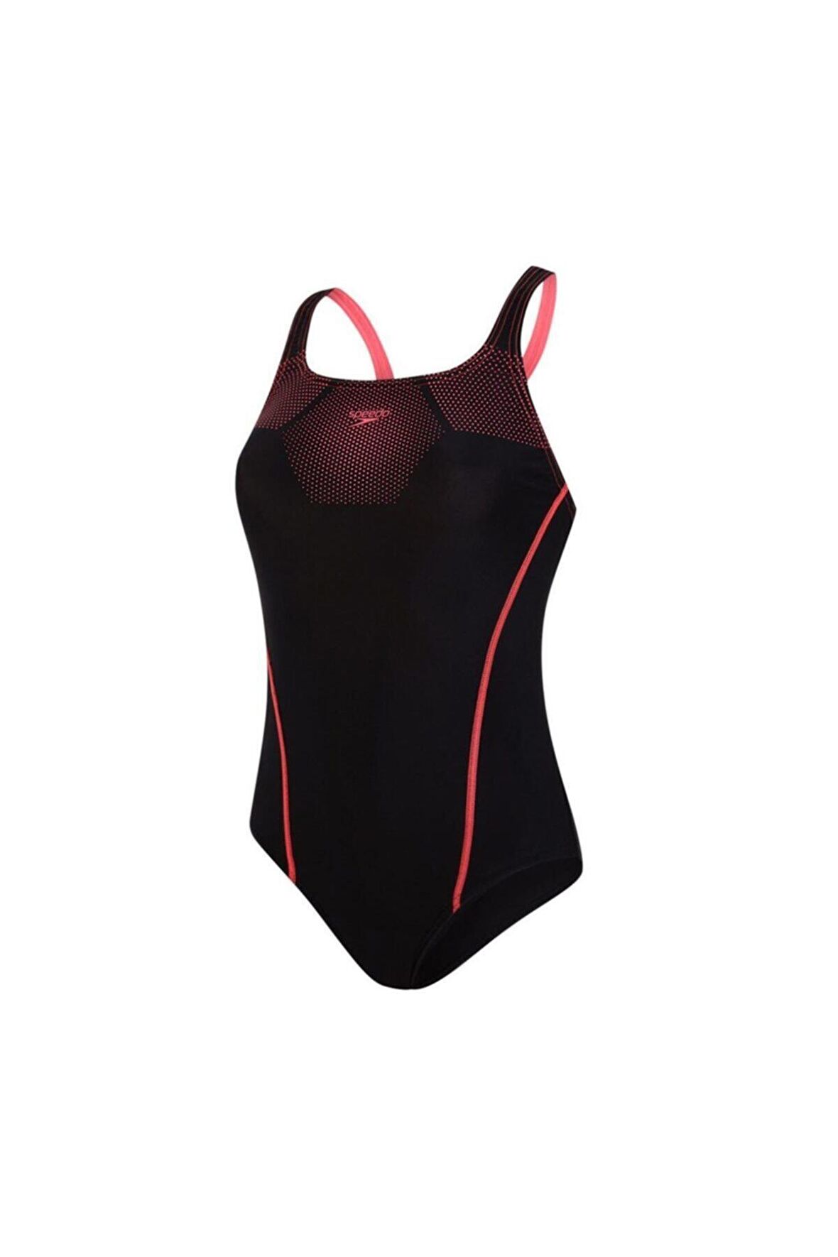 Speedo Endurance 10 Kadın Yüzücü Mayosu TECH PLMT MEDALIST AF BLACK/RED 8-12346B023 YZM
