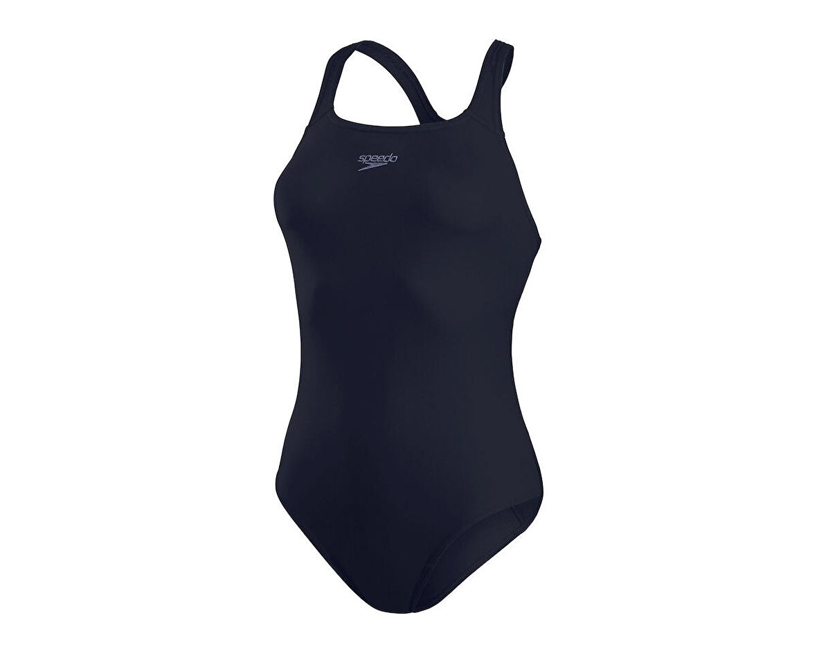 Speedo Eco End Ess Mdlt Af Navy Kadın Yüzücü Mayosu 8-13471D740 Siyah