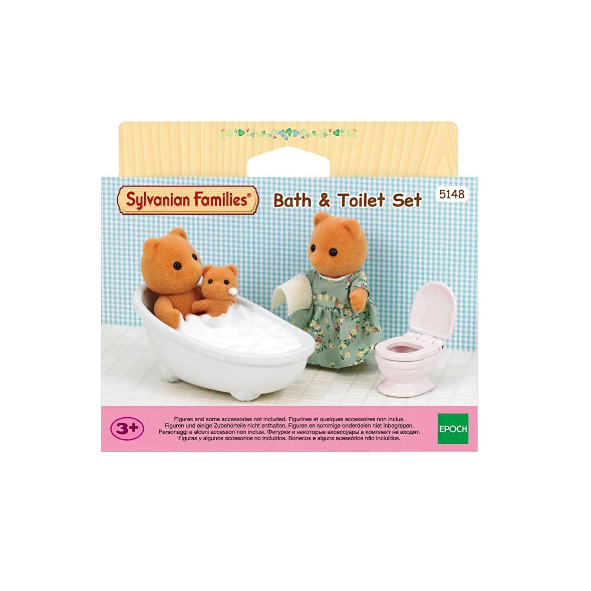 5148 Sylvanian Families Banyo ve Tuvalet Seti (figürler dahil değildir) +3 yaş