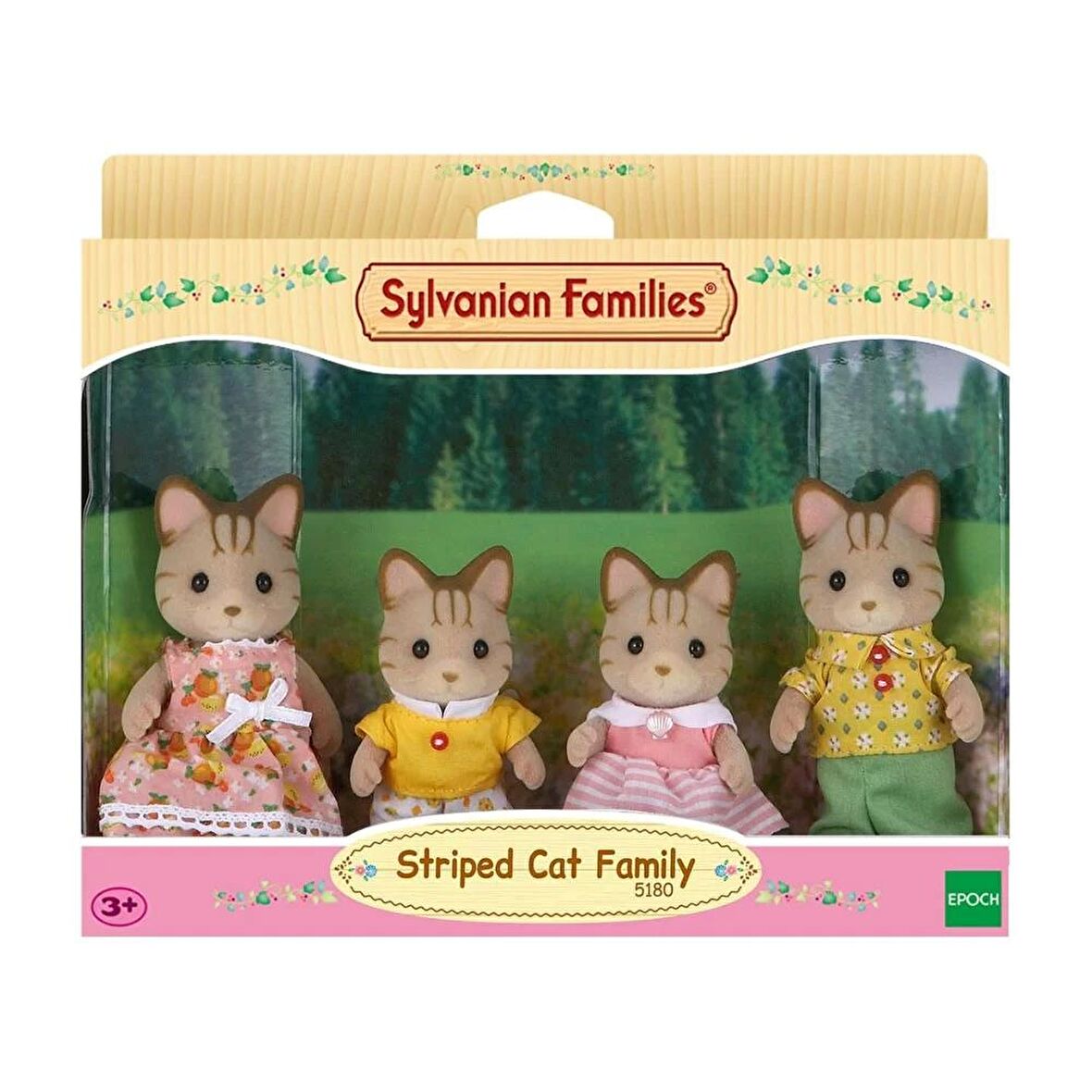 Sylvanian Families Çizgili Kedi Ailesi 5180