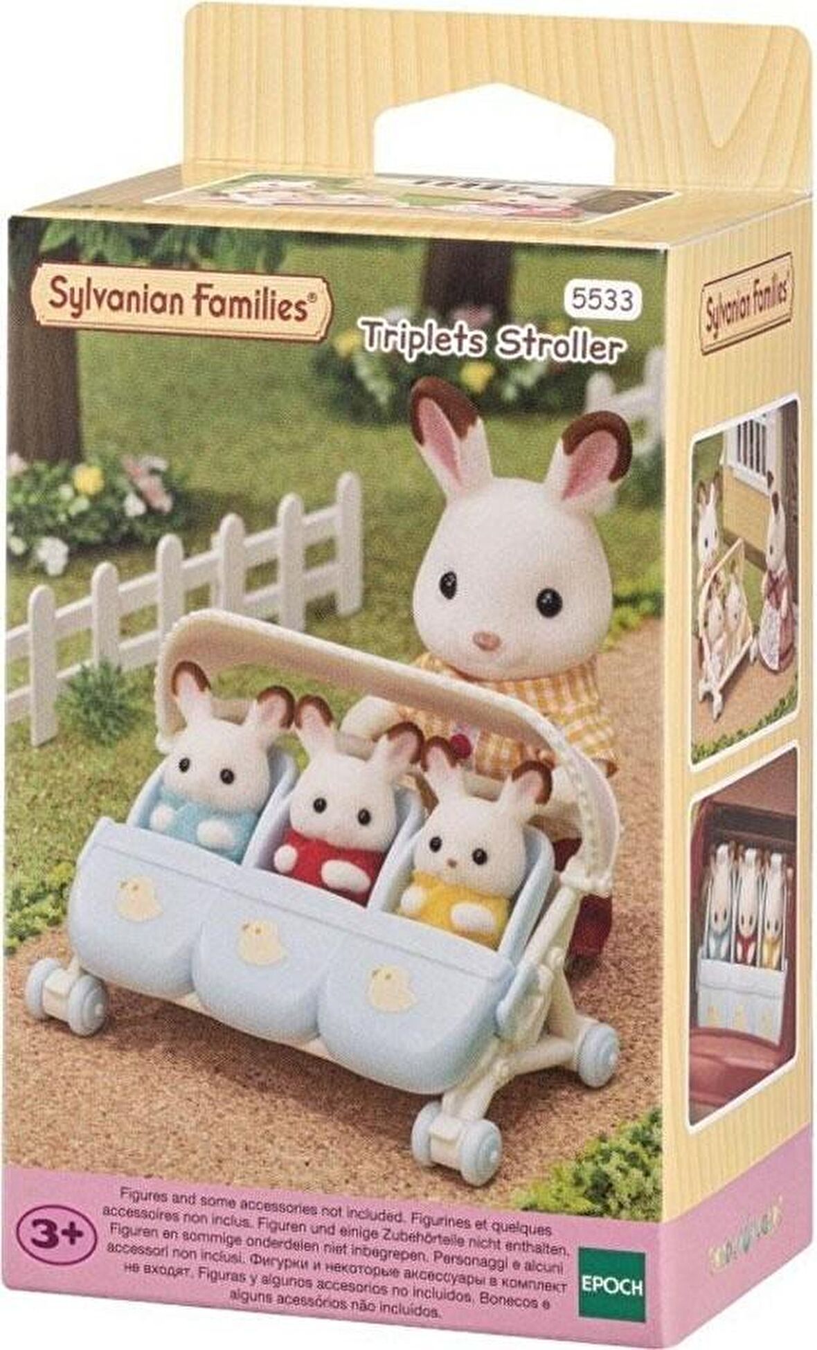 Sylvanian Families Üçüz Bebek Arabası 5533