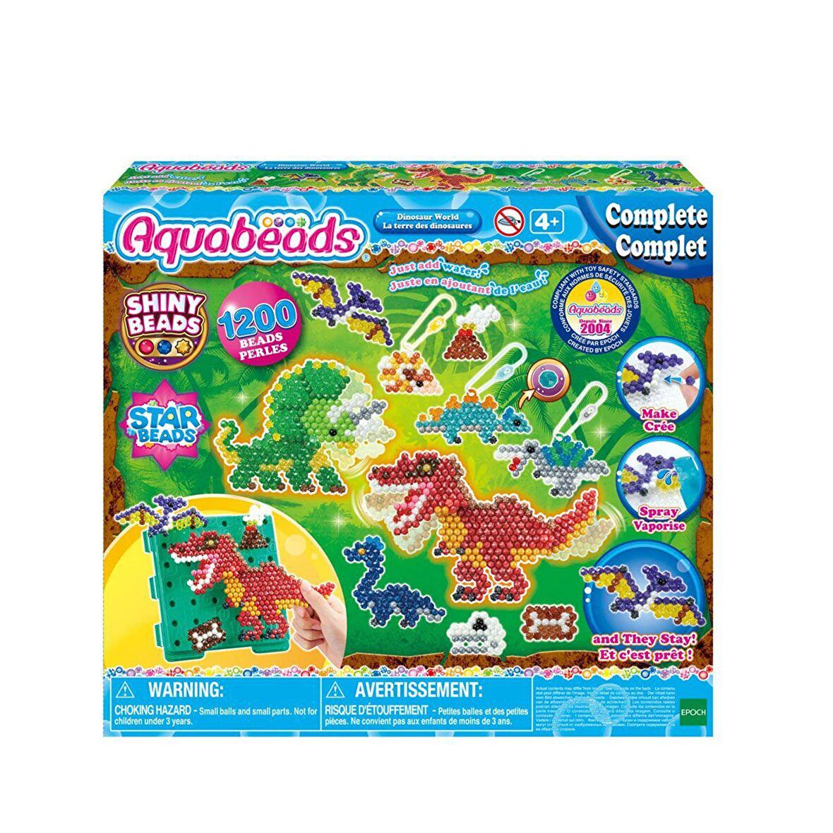 31994 AquaBeads Dinozor Dünyası Seti 1200 parça +4 yaş