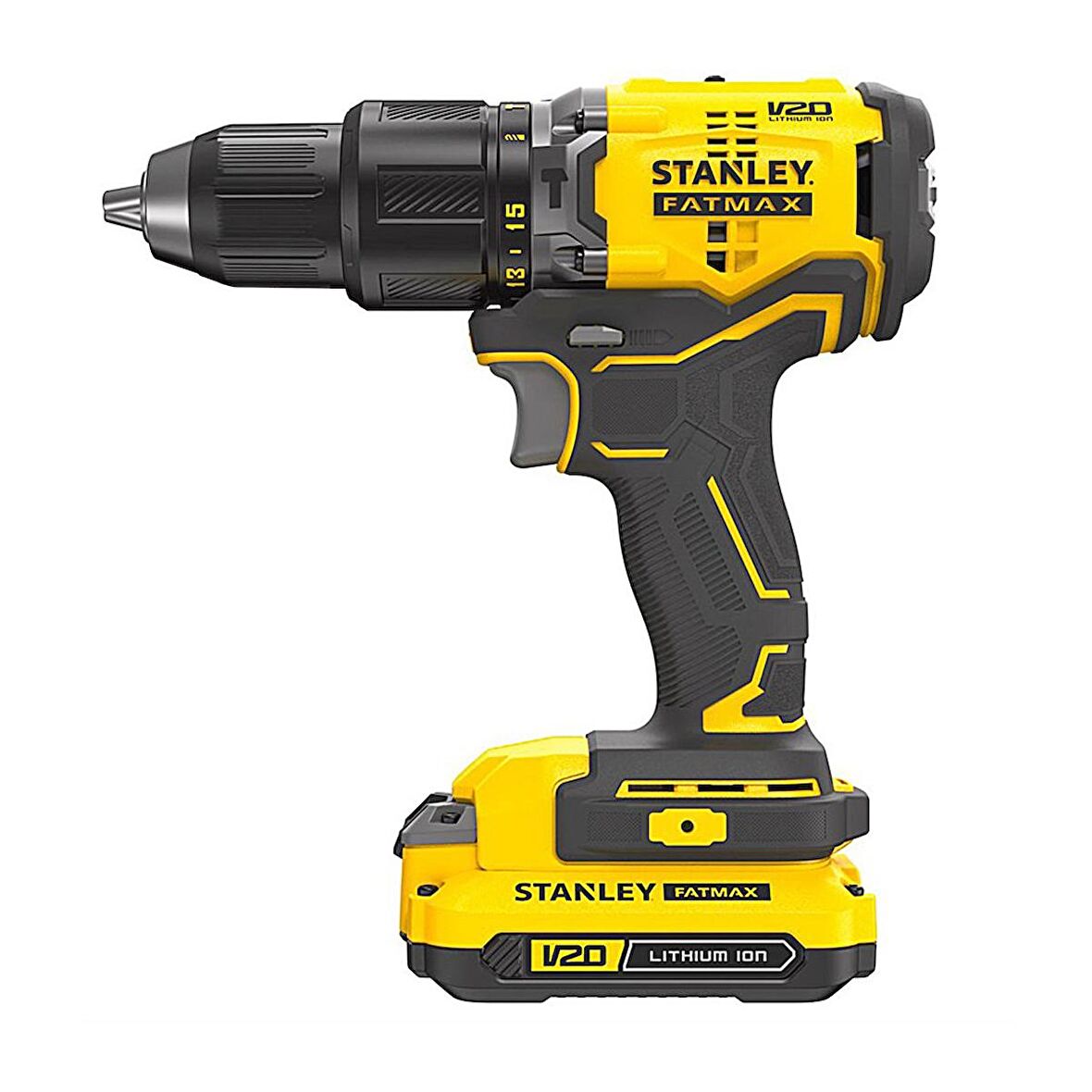 Stanley SBD715C2K-TR 18 Volt Sarı Matkap