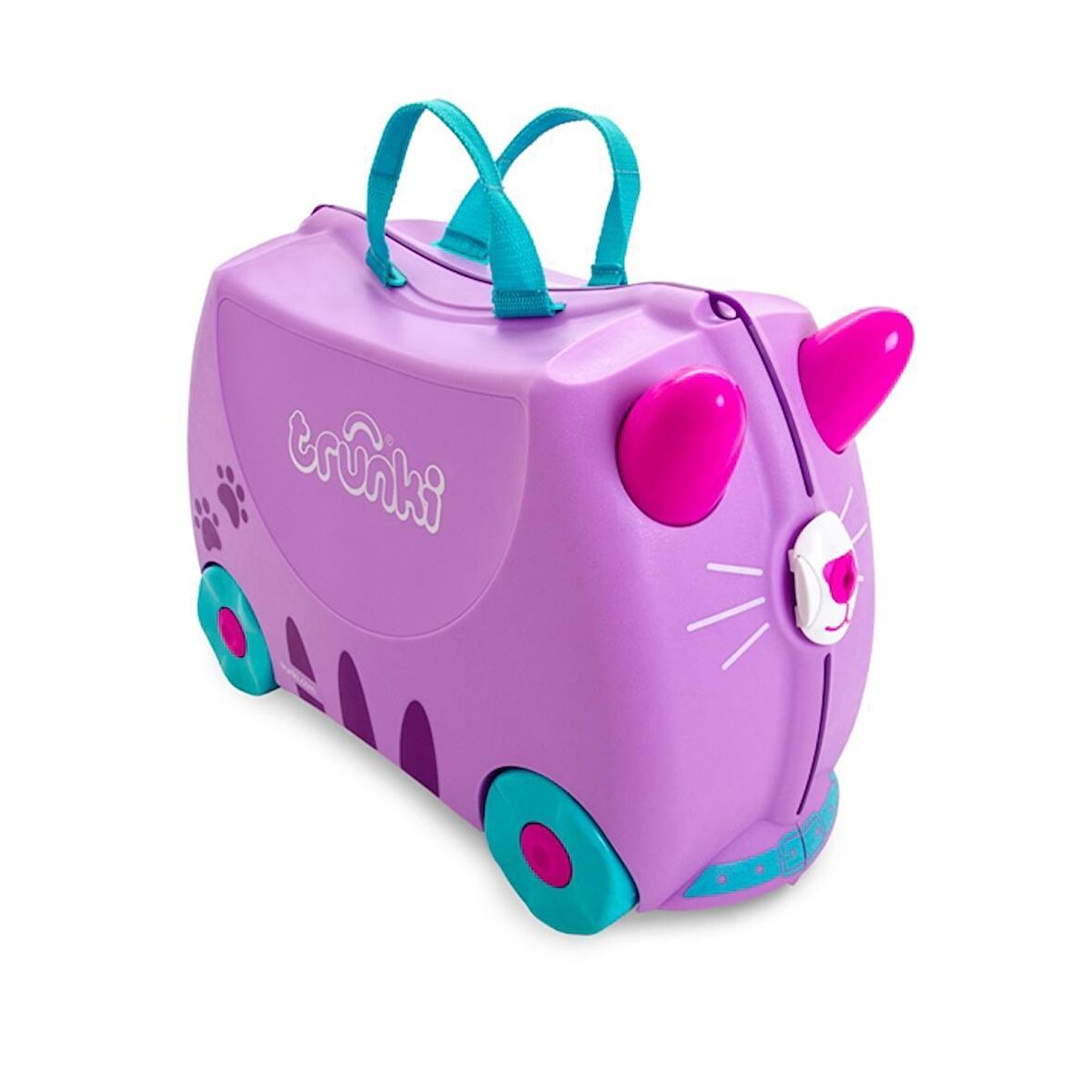 Reyo Trunki Çocuk Bavulu Seyahat Valizi 46x31x21,5cm - Kedi Cassie