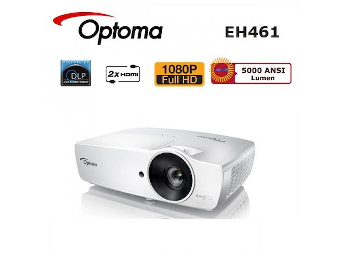 Optoma Eh461 5000 Lümen HD Taşınabilir Projeksiyon Cihazı