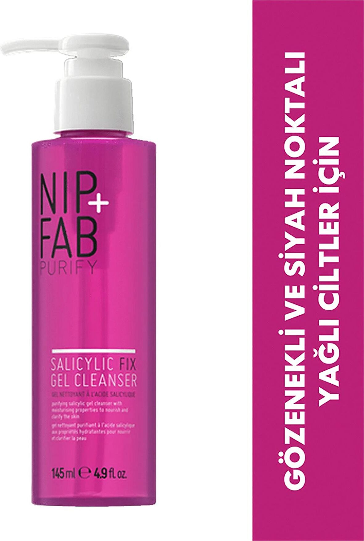 NIP + FAB Nip+Fab Salisilik Asit Fix Yağlı Ciltler Için Yüz Yıkama Jeli 145 ml