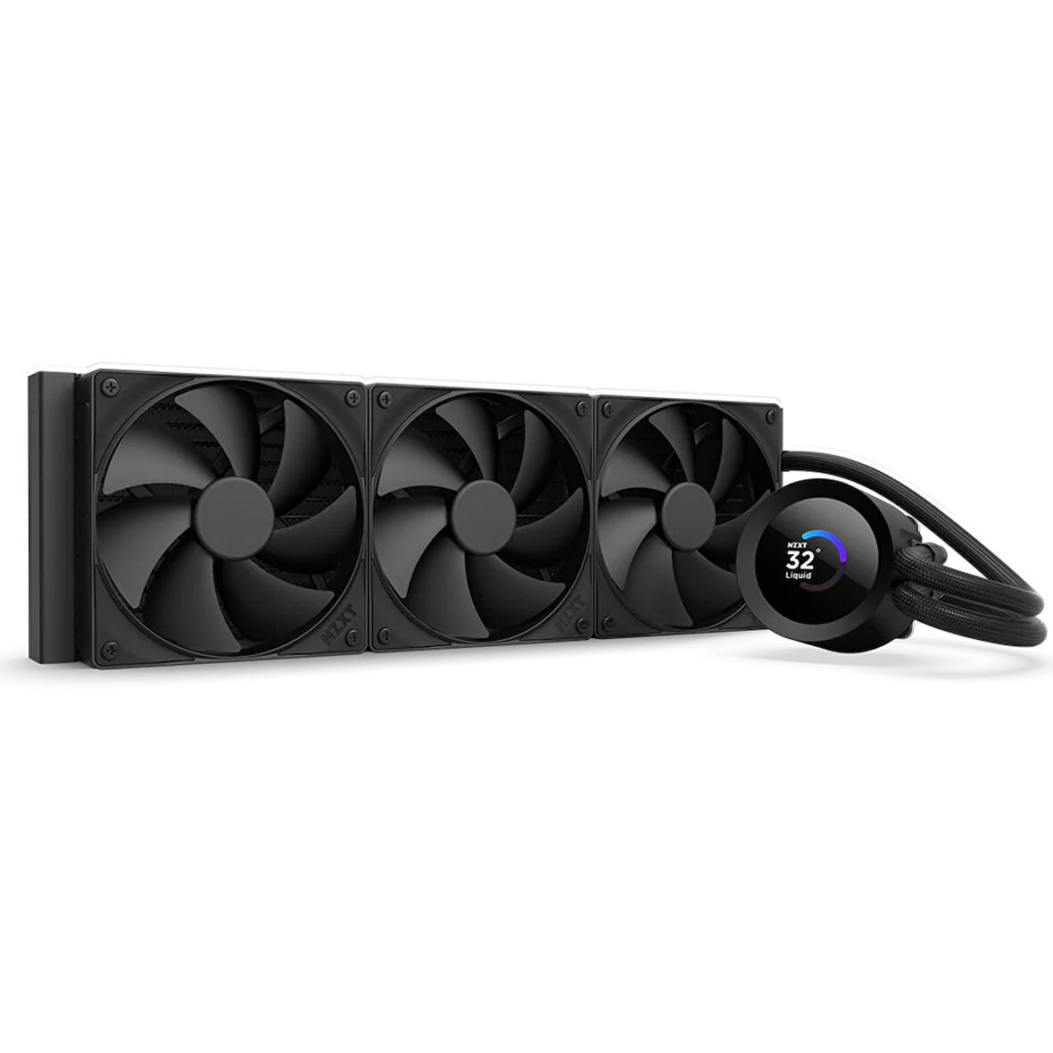 NZXT Kraken Plus 360 AIO LCD 360mm Siyah Sıvı İşlemci Soğutucusu RL-KN360-B2
