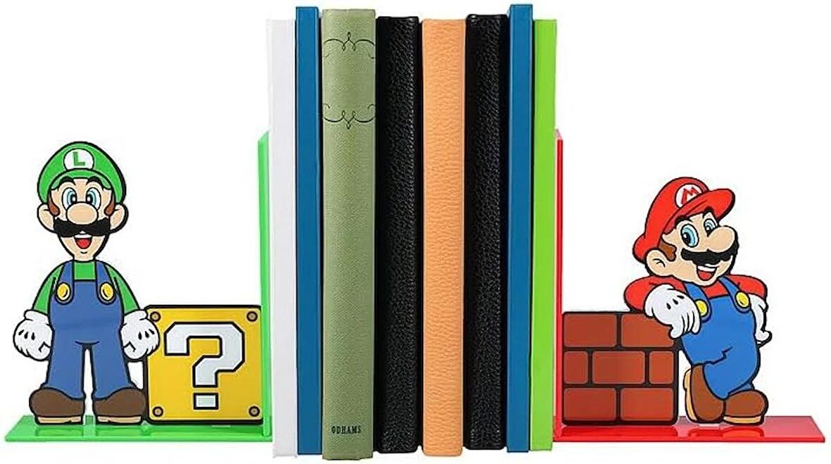 Paladone Super Mario Luigi Bookends ( Mario Luigi Motifli Kitaplık )