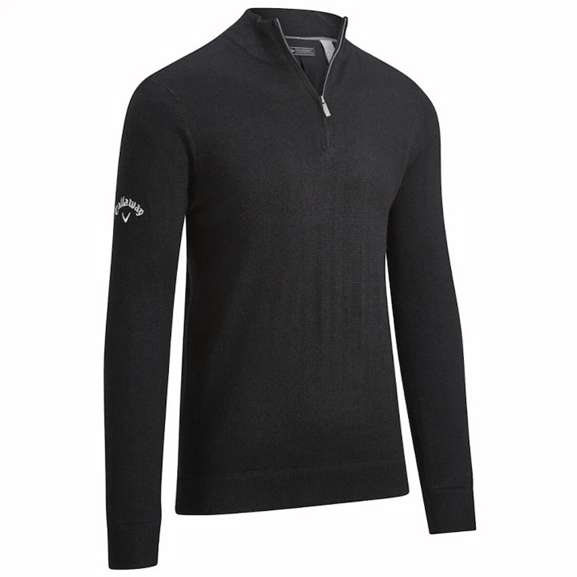 Callaway Mock Wind Stopper Sweater Rüzgar Geçirmez Yarım Fermuarlı Erkek Kazak