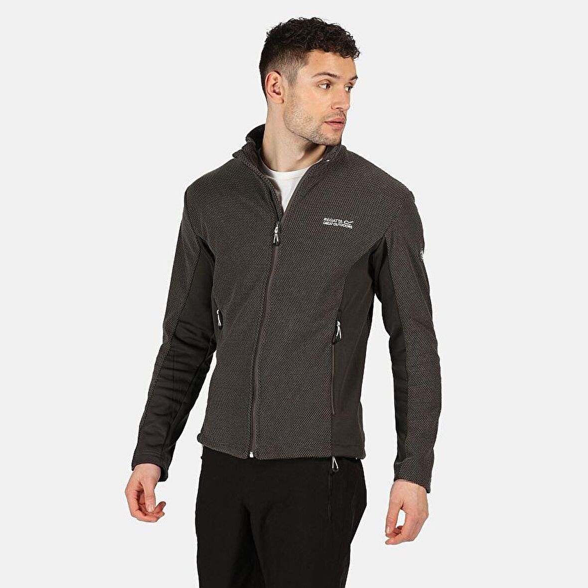 Regatta Highton Zip Fleece Erkek Polar-ANTRASİT