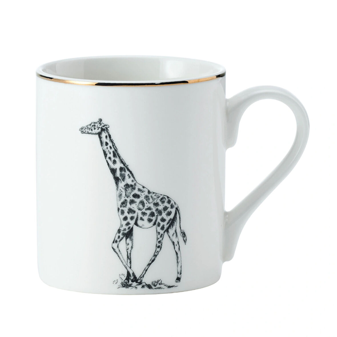 Mikasa MKCANGIRAFFE Fine China 280ml Düz Taraflı Kupa Zürafa