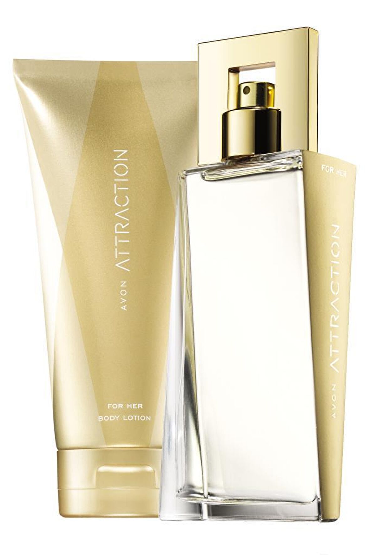 Avon Attraction Kadın Parfüm ve Vücut Losyonu Hediye Paketi