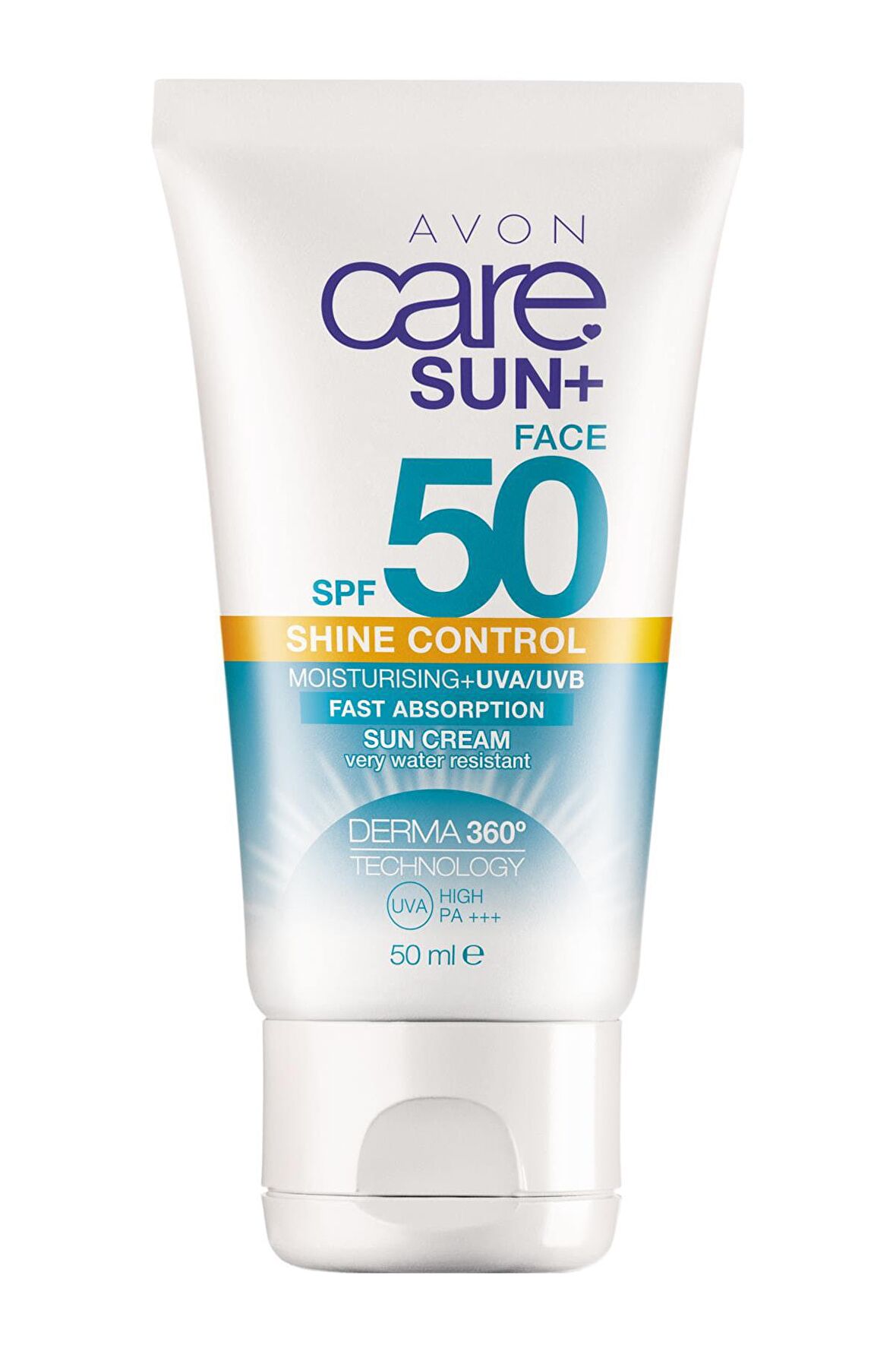 Avon Sun+ SPF 50 Yağ İçermeyen Güneş Yüz Kremi 50 Ml.