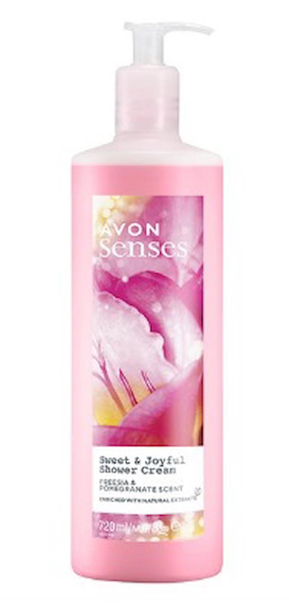 Avon Senses Sweat & Joyful Frezya ve Nar Kokulu Krem Duş Jeli 720 Ml.