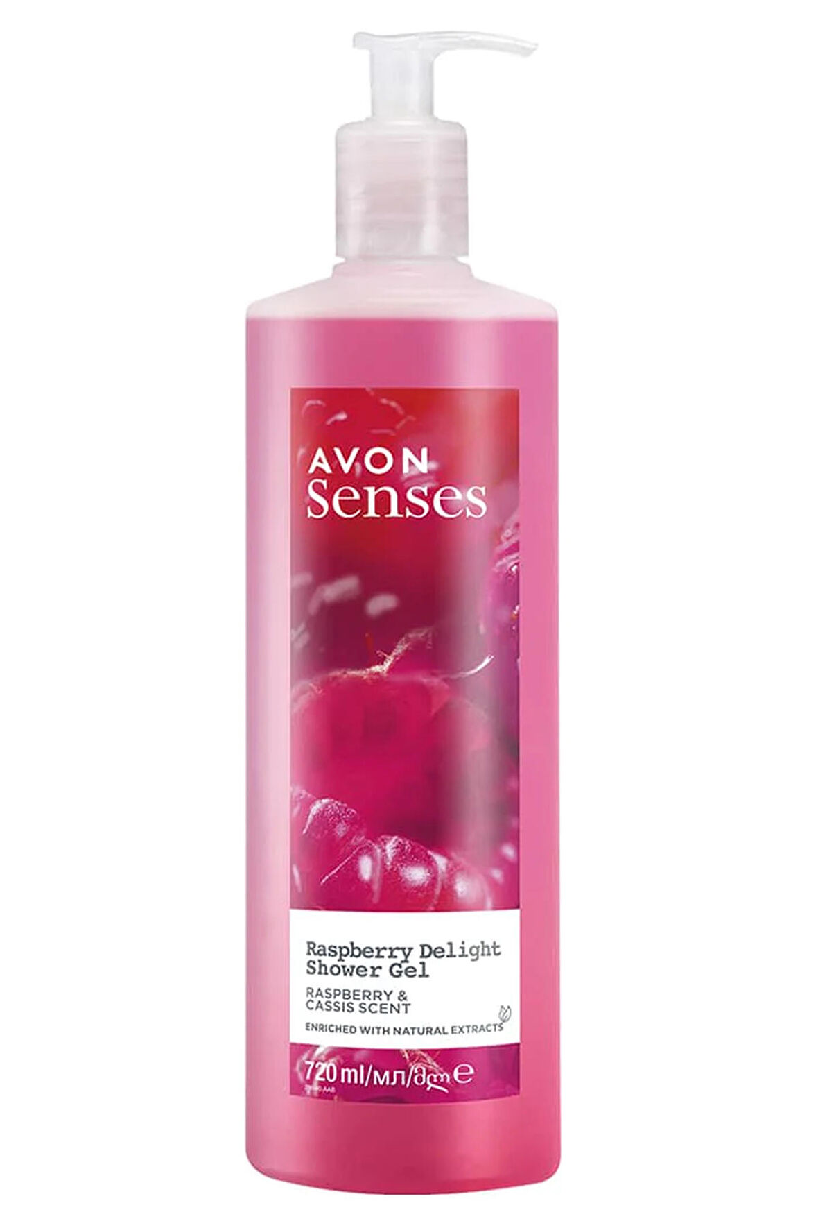 Avon Raspberry Delight Frambuaz ve Frenk Üzümü Kokulu Duş Jeli 720 Ml.