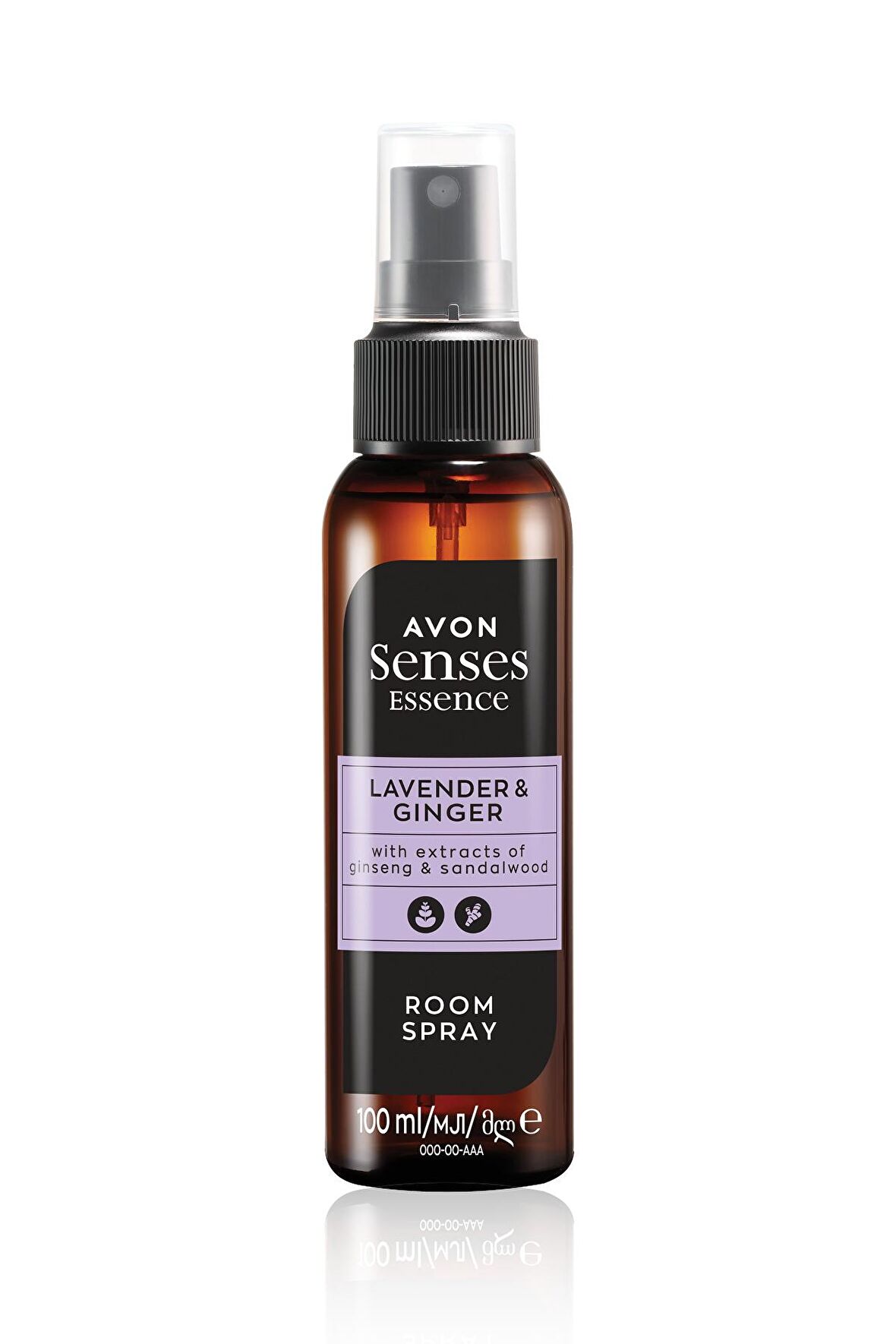 Avon Senses Essence Lavender & Ginger Lavanta ve Zencefil Kokulu Oda Spreyi 100 Ml.