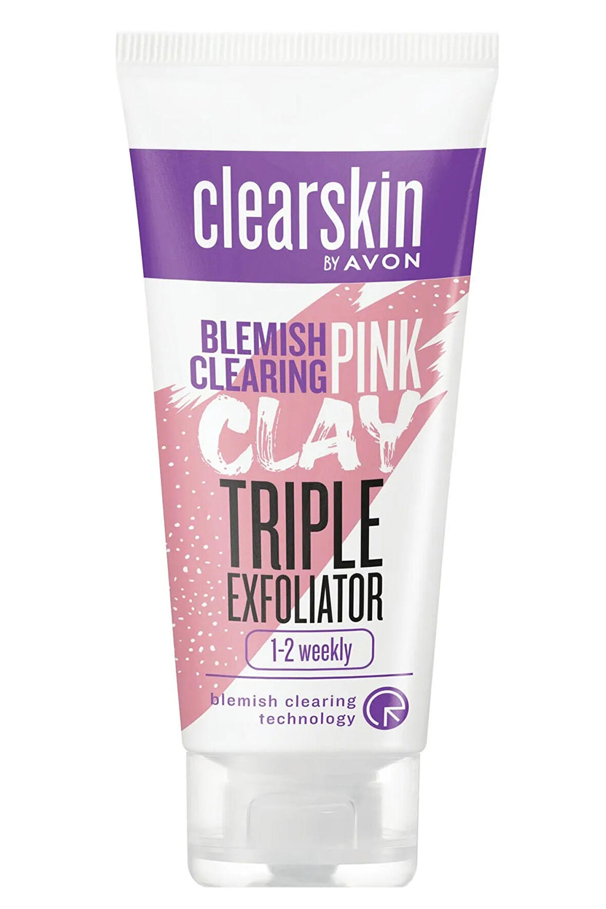 Avon Clearskin Leke Karşıtı 3'ü 1 Arada Pembe Kil Scrub 75 Ml.