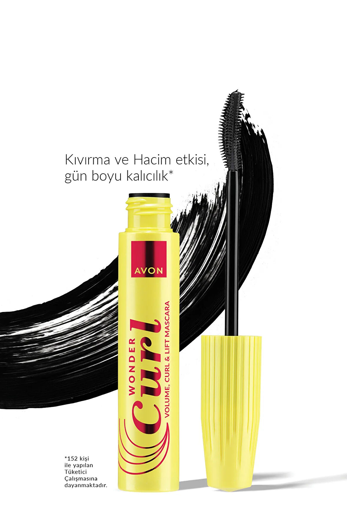 WonderCurl Hacim, Kıvırma ve Kaldırma Etkili Maskara Blackest Black