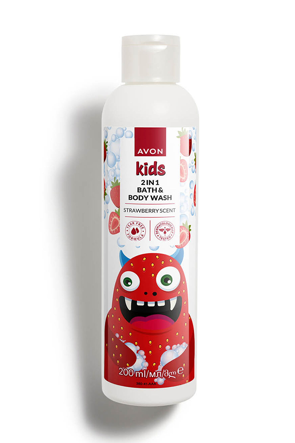 Kids 2 si 1 Arada Çocuklar İçin Çilek Kokulu Banyo ve Vücut Yıkama 200 Ml.