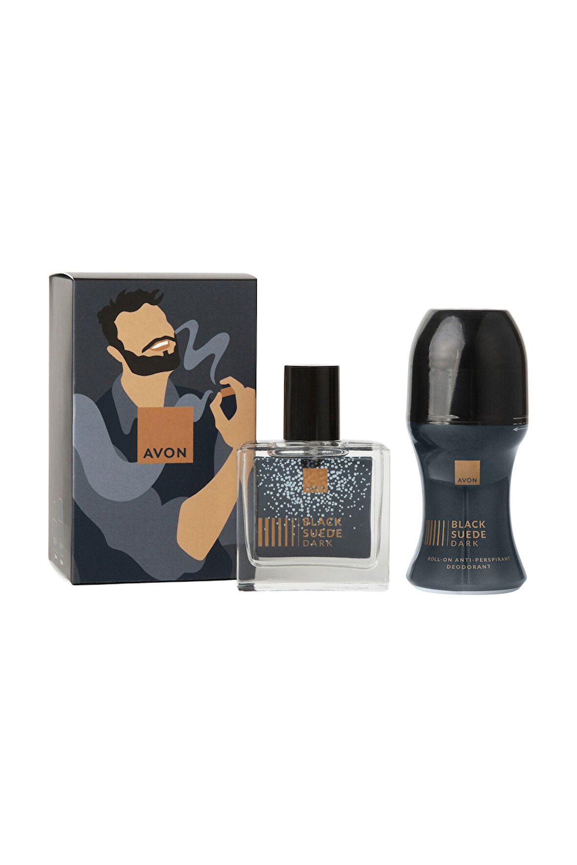 Black Suede Dark Erkek Parfüm ve Rollon Hediye Seti