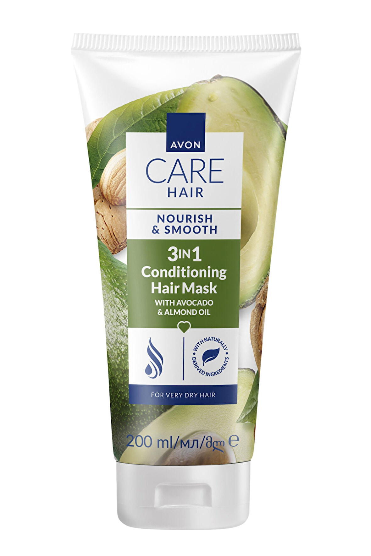 Care Avokado ve Badem Yağı İçeren 3’ü 1 Arada Saç Maskesi 200ml